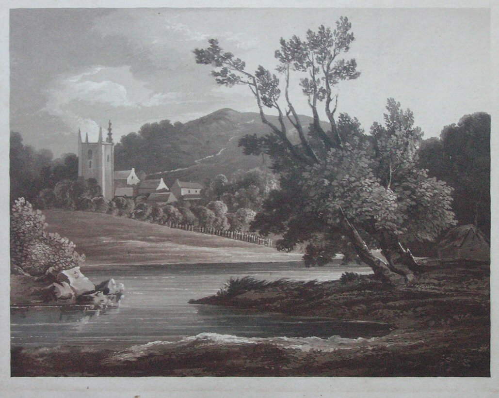 Aquatint - Castle Combe, near Bath - Fielding